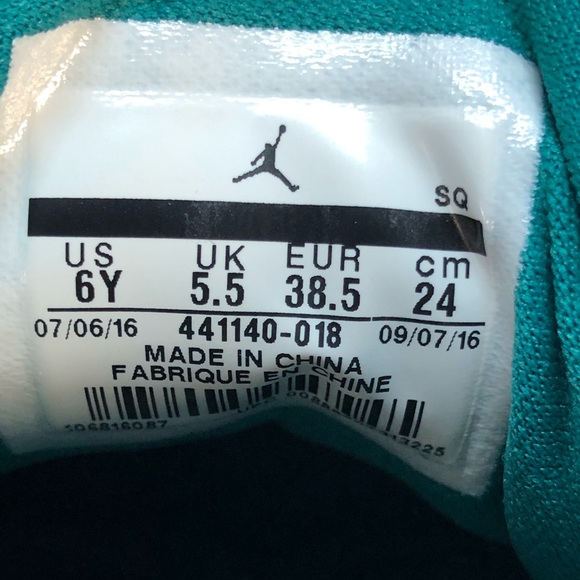 🚫 SOLD 🚫 NIKE Jordan 3 Retro Rio Teal (GS) - Picture 12 of 13
